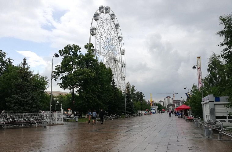 В Тюмени прогнозируют дождь, грозу и град