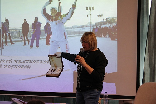 «Спорт — бесконечное преодоление». Олимпийская чемпионка встретилась с поклонниками в отеле «Восток»