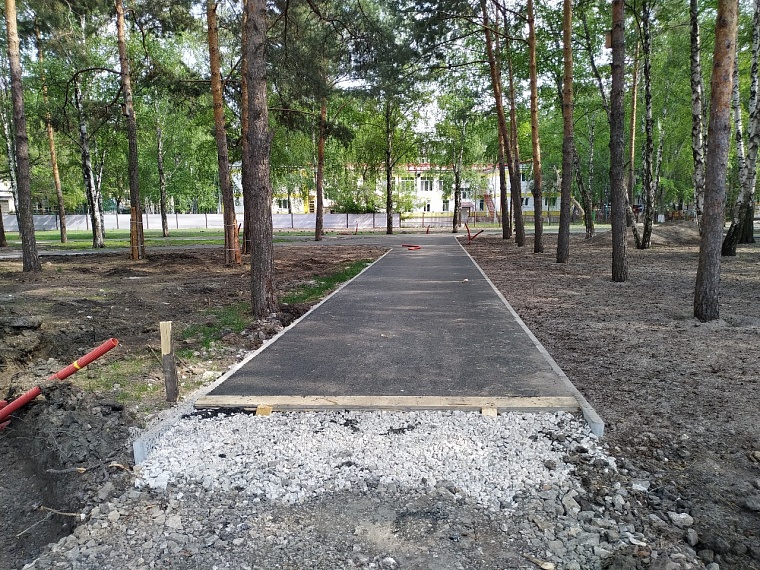 В тюменском сквере Школьный, несмотря на масштабную реконструкцию, продолжают петь соловьи