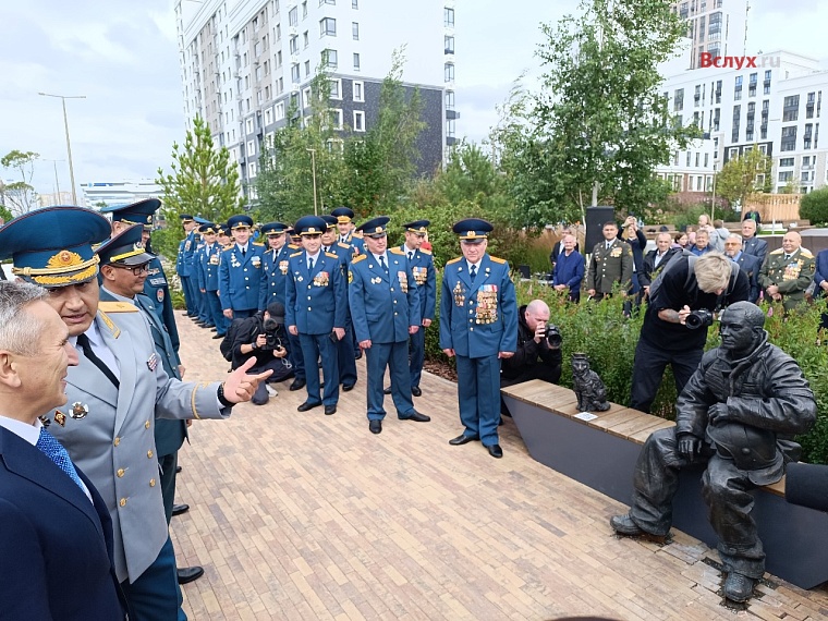 В Тюмени торжественно открыли бульвар Пожарных и Спасателей
