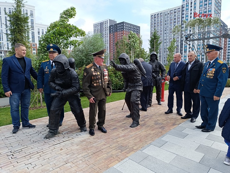 В Тюмени торжественно открыли бульвар Пожарных и Спасателей
