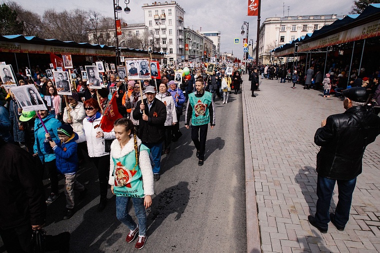 Фотогалерея с праздничного парада 9 мая