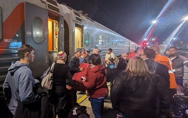 В Тюмень из Херсонской области прибыли 23 вынужденных переселенца