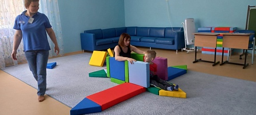 Мягкий конструктор «Магматик» помогает для реабилитации юных тюменцев