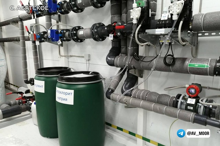 Александр Моор: Новая станция в Абатском значительно улучшит качество и надежность водоснабжения