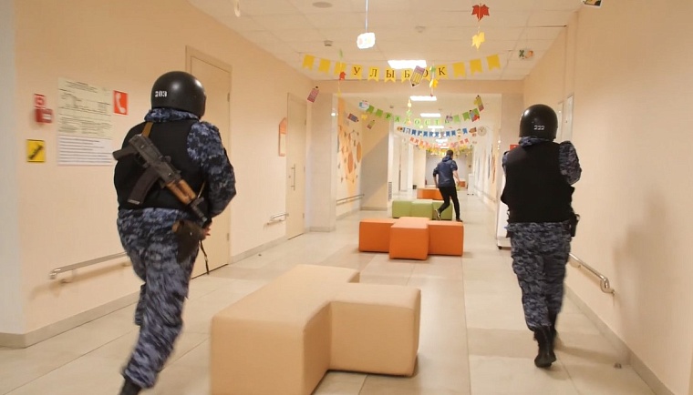 На фото момент захвата 