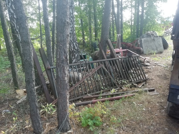 Несанкционированную свалку обнаружили в Тюменском лесничестве