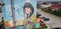 Портрет патриота Алёши появился на стене многоквартирника в Тарко-Сале