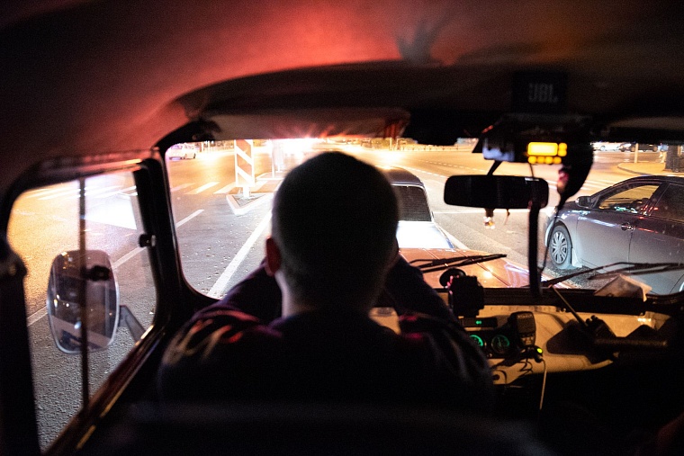 В погоне за полицией