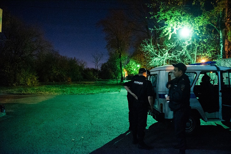 В погоне за полицией