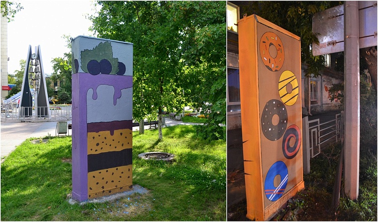 Тюмень в рисунках уличных художников