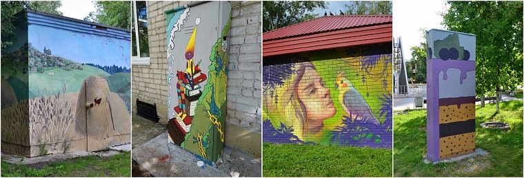 Тюмень в рисунках уличных художников