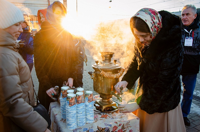 В Тюмень приехал туристический поезд из Москвы