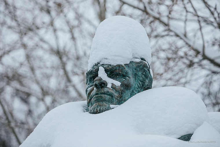 Тюмень под снегом