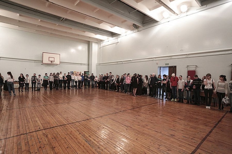 Тюменским студентам показали мир глазами слепых