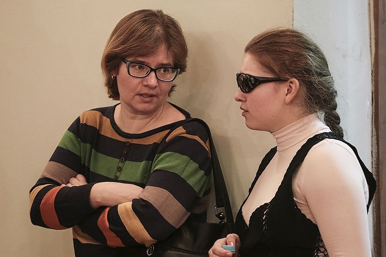 Тюменским студентам показали мир глазами слепых