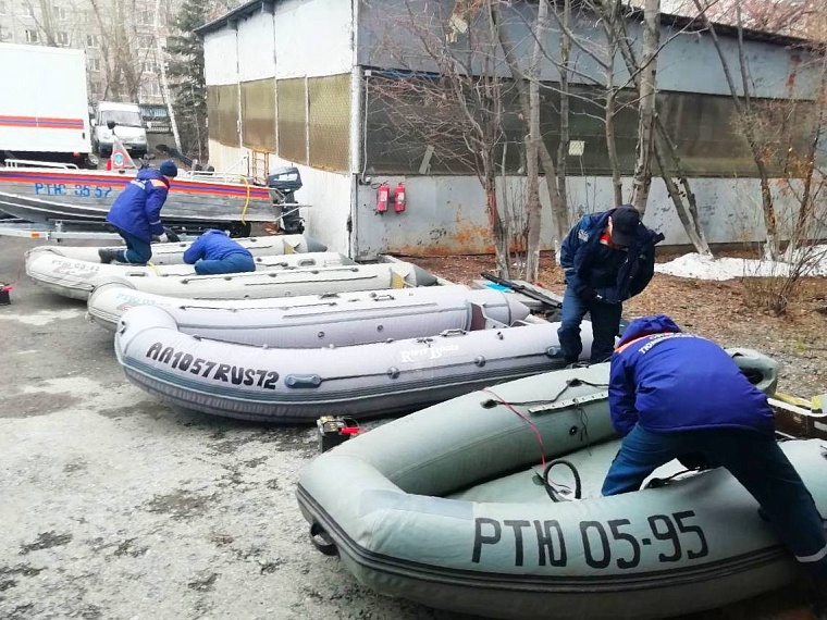 Тюменские спасатели готовы к работе в условиях паводка