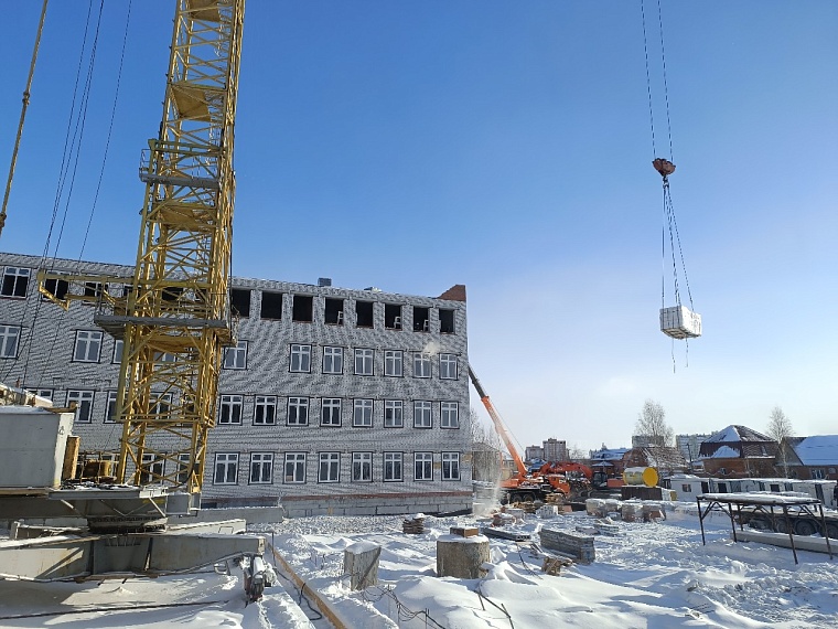 В микрорайоне Мелиораторов школу сдадут до конца 2024 года