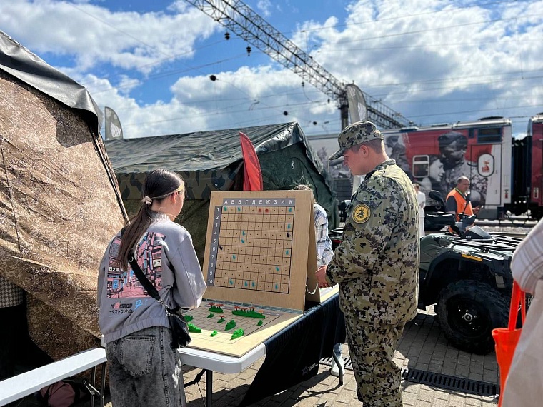 В Тюмень прибыл "Поезд Победы"