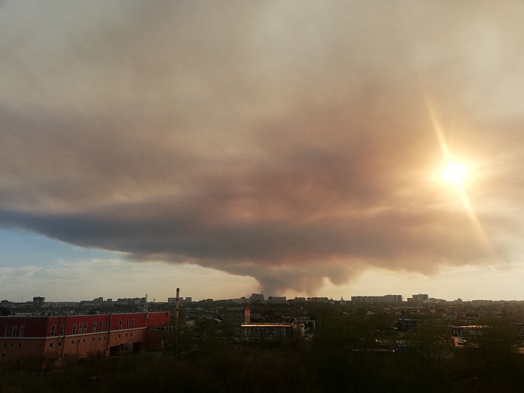 Роспотребнадзор проверил воздух в Салаирке после пожара