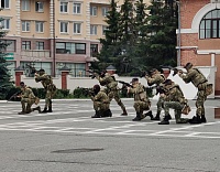 Бойцы «Аванпоста» провели показательные выступления со стрельбой и боевым самбо