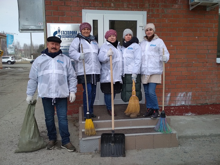 Сотрудники АО «Газпром энергосбыт Тюмень» вышли на субботники
