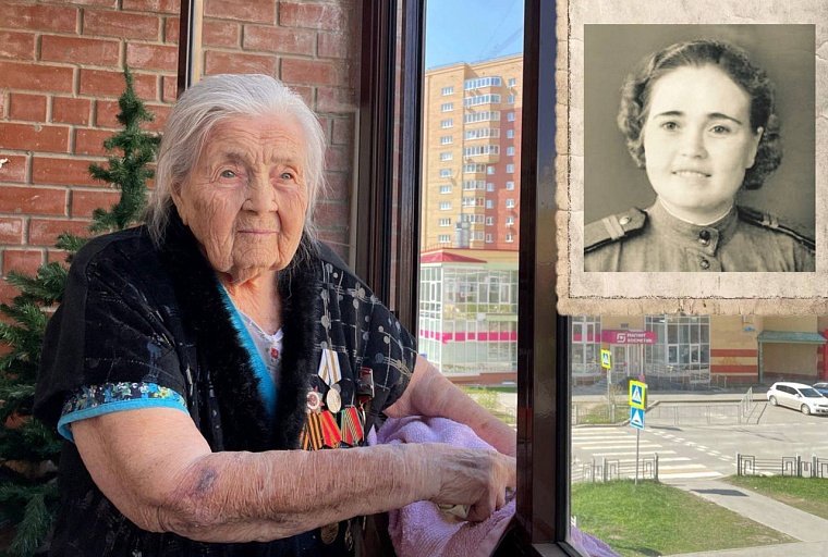 Губернатор Александр Моор поздравил ветерана Великой Отечественной войны Татьяну Загайнову со 100-летием