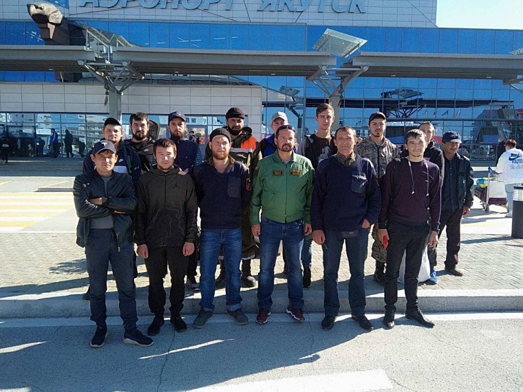 Команда Тобольского авиаотделения