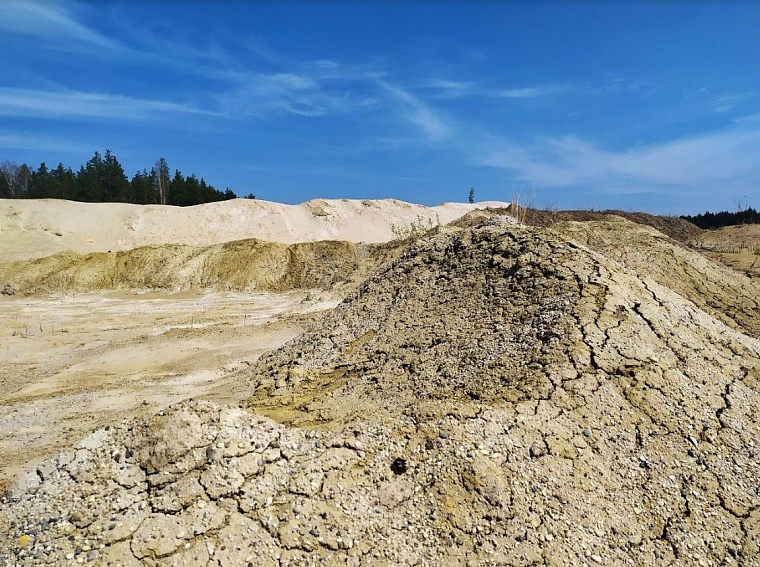 Коренные слои возрастом 40 млн лет