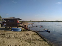Озеро Липовое: пляж открыли, но купаться запрещено