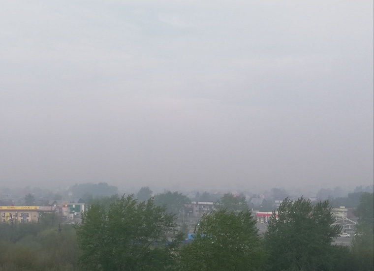 В Тюмени зафиксировано превышение вредных веществ в воздухе во время задымления