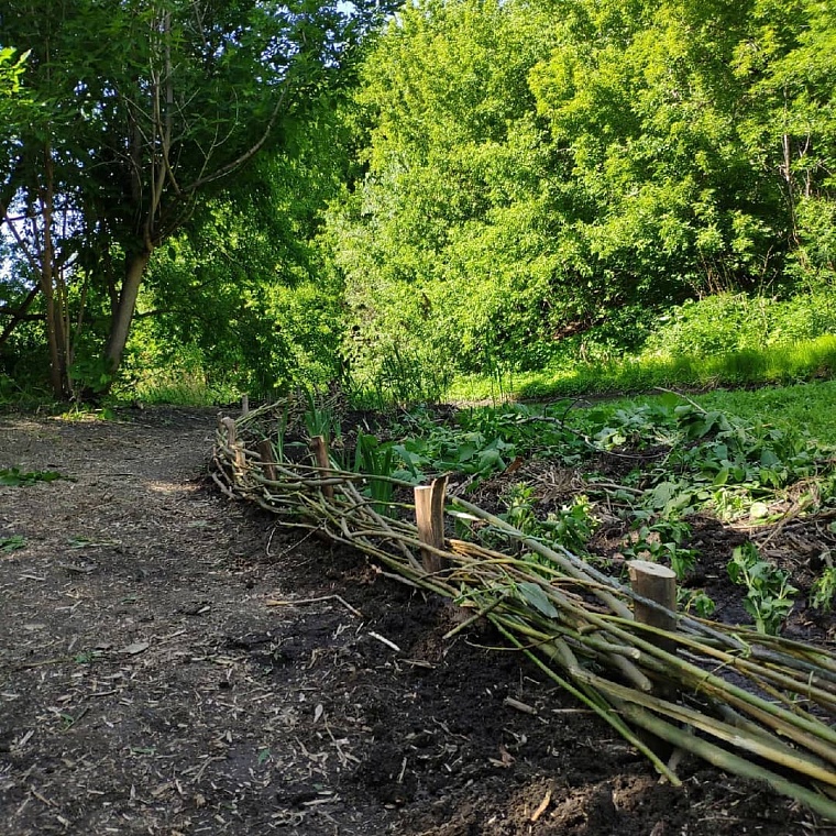 В логу реки Тюменки появилась мощеная экотропа