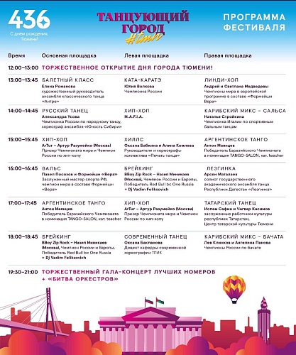 На Центральной площади тюменцы увидят «Танцующий город»