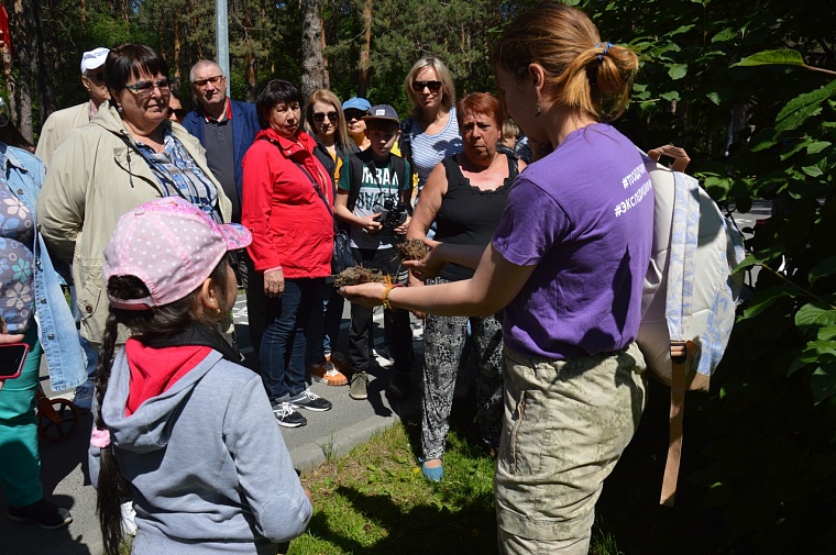 Тюменцы познакомились с флорой и фауной Гилевской рощи