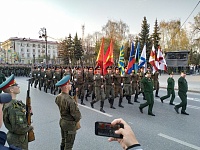 В Тюмени прошла репетиция парада Победы