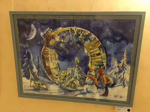 В тюменском драмтеатре открылась выставка молодых художников