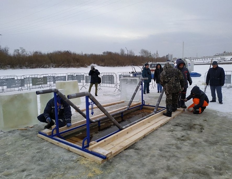 Крещенские купания в Тюмени все же состоятся