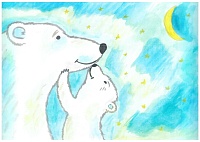 Нефтяники провели конкурс рисунков к Международному дню белого медведя