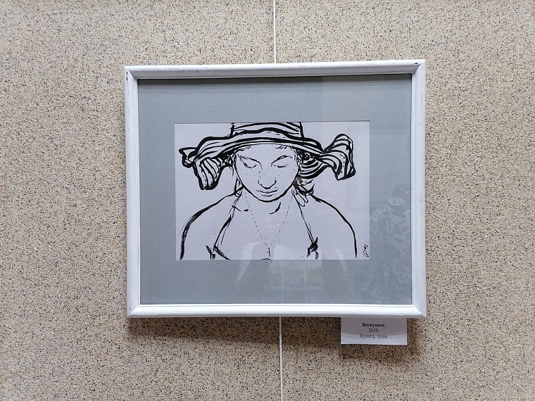 «Портреты люблю писать украдкой». В тюменском библиотечном центре открылась выставка Александра Тимкина