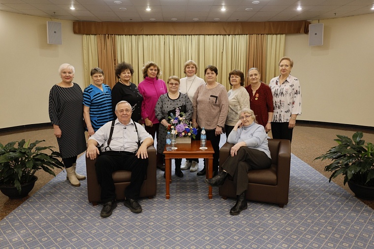 Встреча с участниками клуба неработающих пенсионеров Общества «Третий возраст» прошла в формате непринужденного дружеского общения