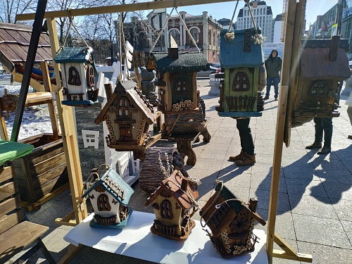 Тюменский инженер-механик строит шикарные домики для синиц