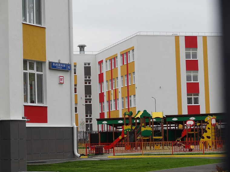 Корпус № 3 у детсада № 60 открывали без красной ленты, но с кепками ГТО