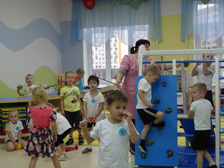 Корпус № 3 у детсада № 60 открывали без красной ленты, но с кепками ГТО