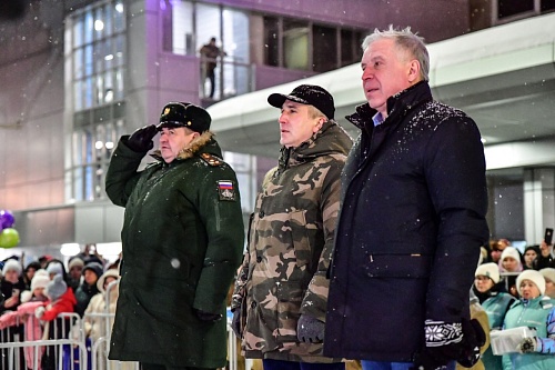 Из Тюмени на боевое слаживание проводили очередное подразделение бойцов