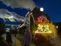 В Тюмень прибыл поезд Деда Мороза