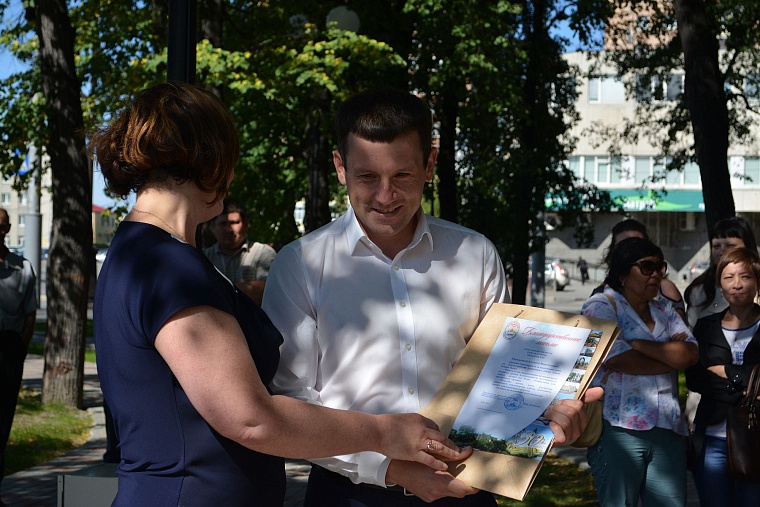 Обновленный сквер им. Семена Пацко стал визитной карточкой города