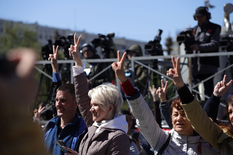 Тюменцы поддержали бойцов в СВО под песню Shaman’a
