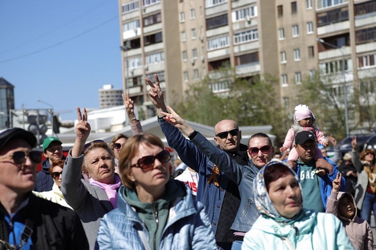 Тюменцы поддержали бойцов в СВО под песню Shaman’a