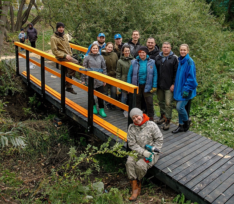 «Тюменка для тюменцев»: волонтеры «Мессояхи» подарили городу новое экопространство