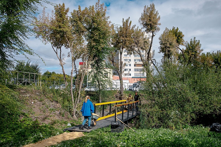 «Тюменка для тюменцев»: волонтеры «Мессояхи» подарили городу новое экопространство